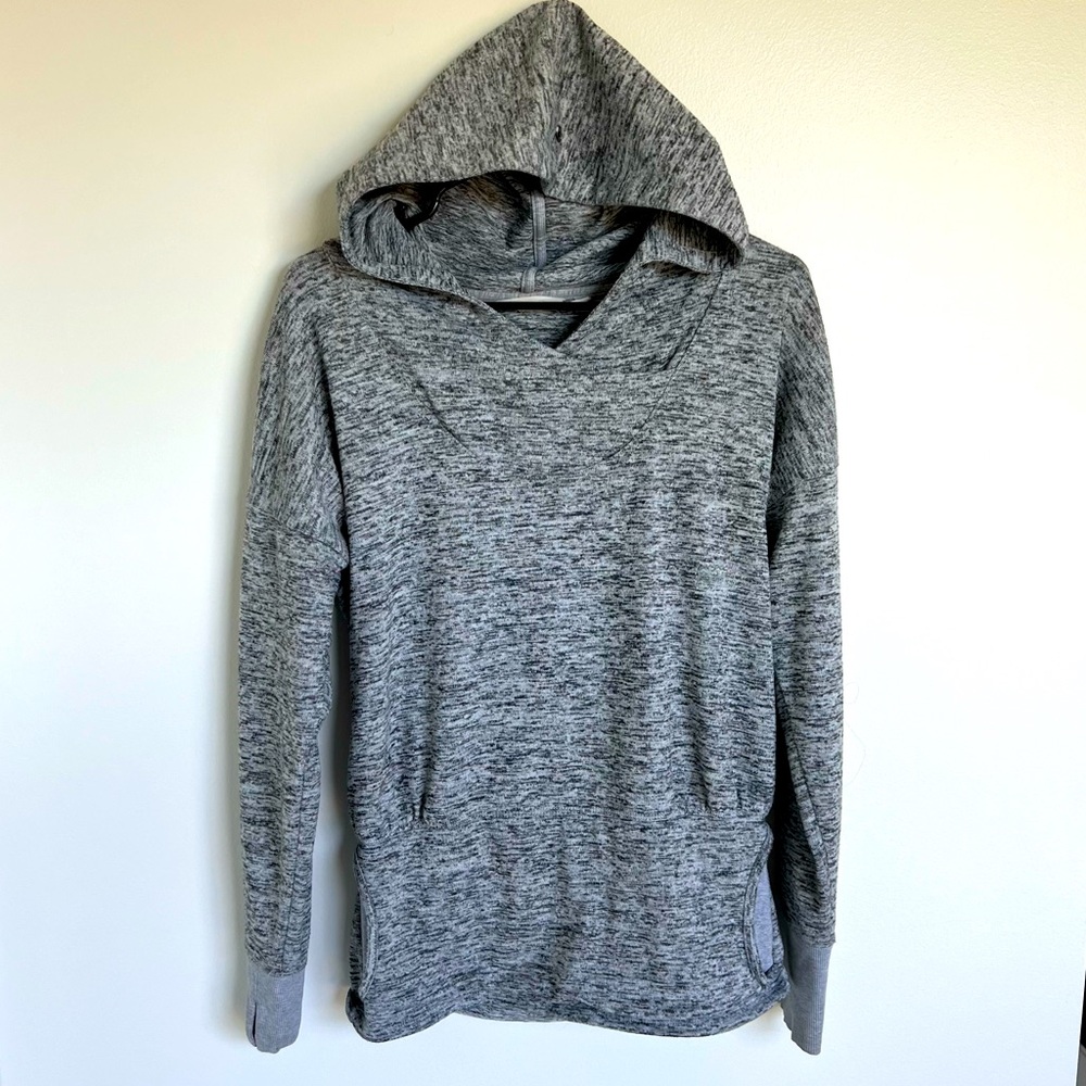 Athleta Gray Hooded Sweatshirt
